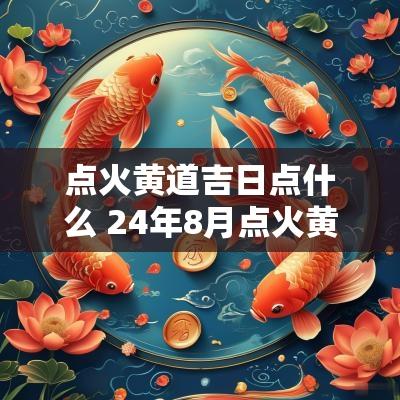 点火黄道吉日点什么 24年8月点火黄道吉日