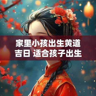 家里小孩出生黄道吉日 适合孩子出生的黄道吉日