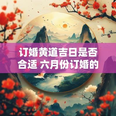 订婚黄道吉日是否合适 六月份订婚的黄道吉日