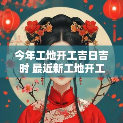 今年工地开工吉日吉时 最近新工地开工吉日