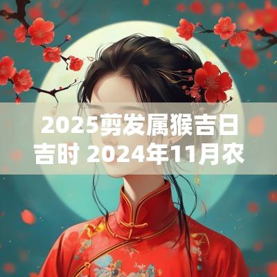 2025剪发属猴吉日吉时 2025年11月农历剪发吉日