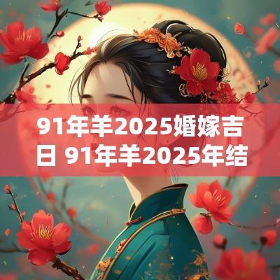 91年羊2025婚嫁吉日 91年羊2025年结婚吉利日