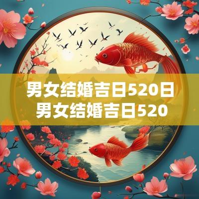 男女结婚吉日520日 男女结婚吉日520日好吗