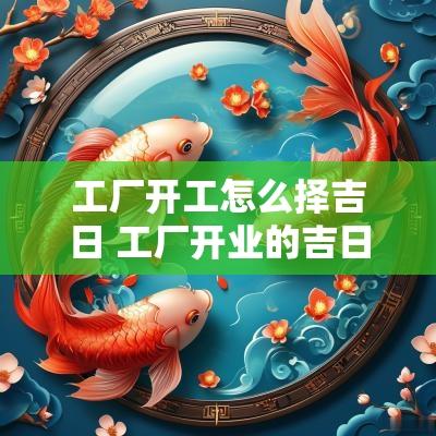 工厂开工怎么择吉日 工厂开业的吉日怎么选好