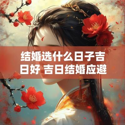 结婚选什么日子吉日好 吉日结婚应避开哪些日子