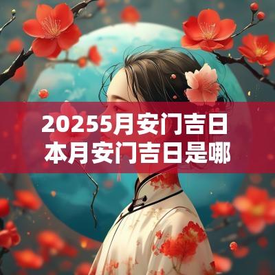 20255月安门吉日 本月安门吉日是哪几天