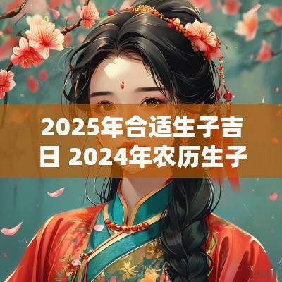 2025年合适生子吉日 2025年农历生子最好吉日