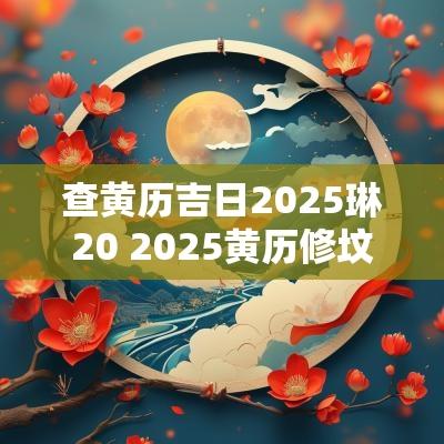 查黄历吉日2025琳20 2025黄历修坟吉日查询