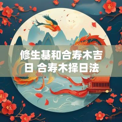 修生基和合寿木吉日 合寿木择日法