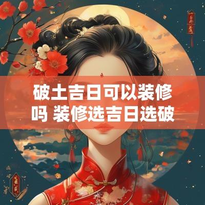 破土吉日可以装修吗 装修选吉日选破土还是破屋