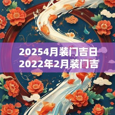 20254月装门吉日 2025年2月装门吉日