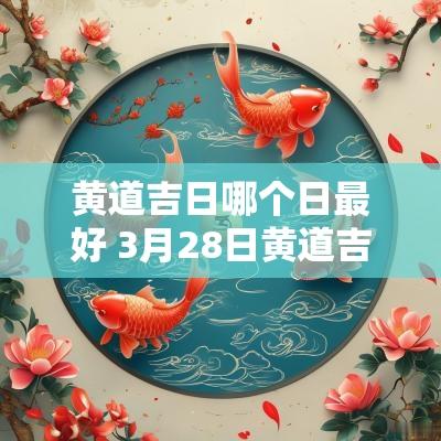 黄道吉日哪个日最好 3月28日黄道吉日