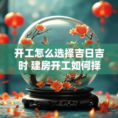 开工怎么选择吉日吉时 建房开工如何择吉日