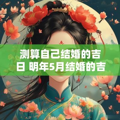 测算自己结婚的吉日 明年5月结婚的吉日