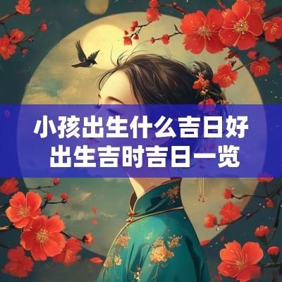 小孩出生什么吉日好 出生吉时吉日一览表