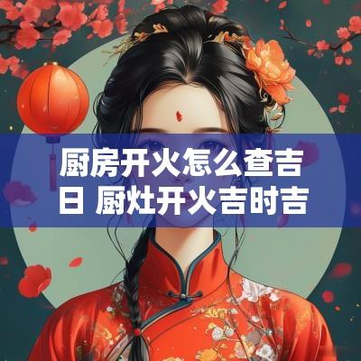 厨房开火怎么查吉日 厨灶开火吉时吉日