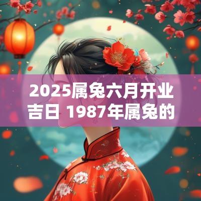 2025属兔六月开业吉日 1987年属兔的开业吉日
