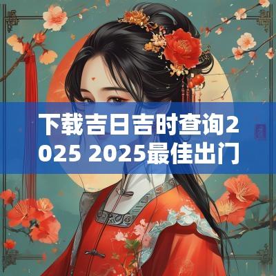 下载吉日吉时查询2025 2025最佳出门吉日吉时