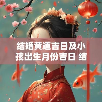 结婚黄道吉日及小孩出生月份吉日 结婚日子黄道吉日咨询