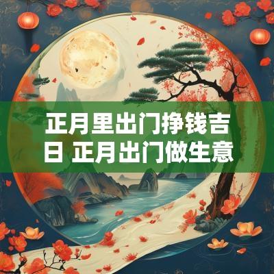 正月里出门挣钱吉日 正月出门做生意吉日