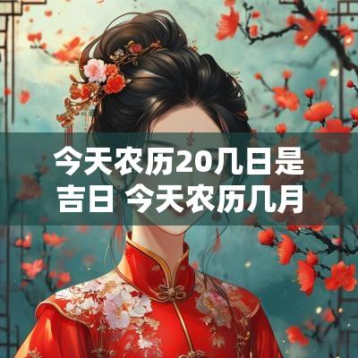 今天农历20几日是吉日 今天农历几月几日吉时