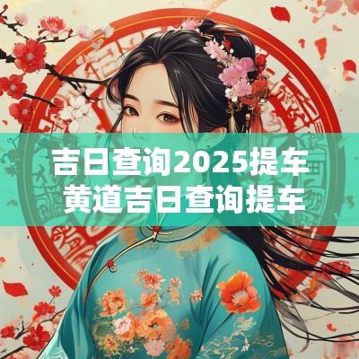 吉日查询2025提车 黄道吉日查询提车吉日
