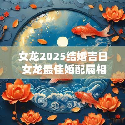 女龙2025结婚吉日 女龙最佳婚配属相