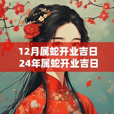 12月属蛇开业吉日 24年属蛇开业吉日