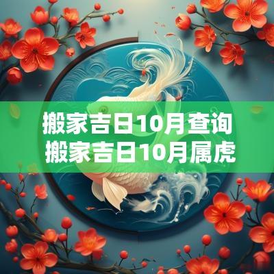 搬家吉日10月查询 搬家吉日10月属虎一览表