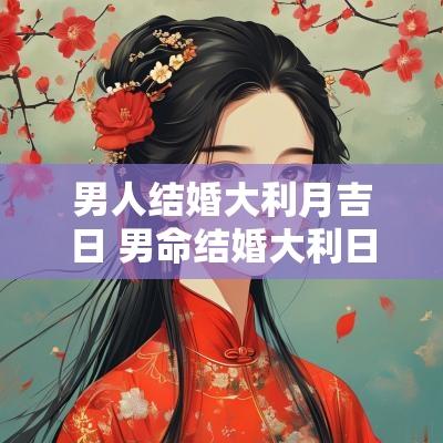 男人结婚大利月吉日 男命结婚大利日
