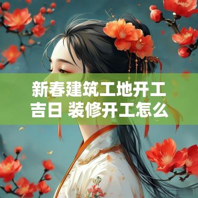新春建筑工地开工吉日 装修开工怎么挑选吉日