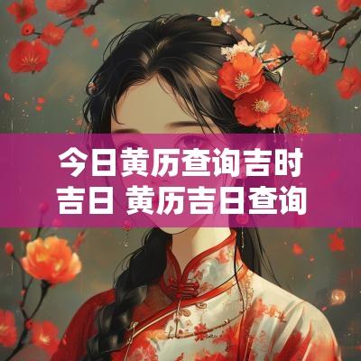 今日黄历查询吉时吉日 黄历吉日查询买车吉时