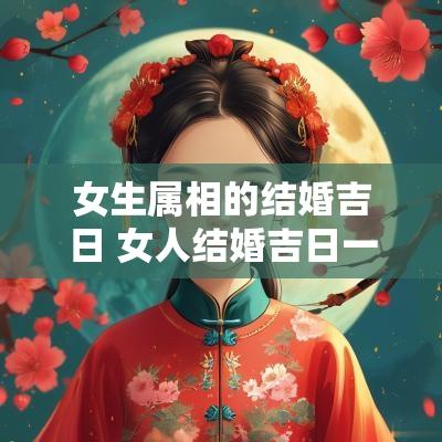 女生属相的结婚吉日 女人结婚吉日一览表