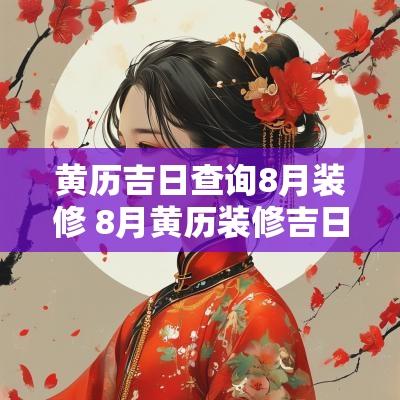黄历吉日查询8月装修 8月黄历装修吉日查询