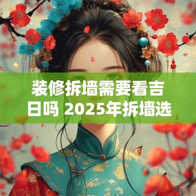 装修拆墙需要看吉日吗 2025年拆墙选吉日