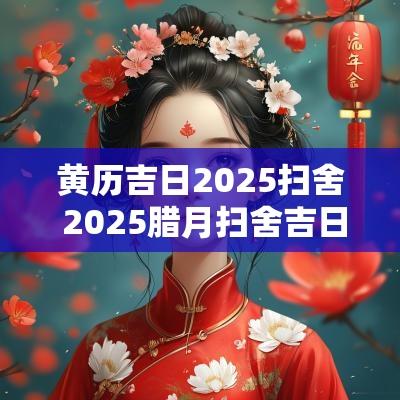 黄历吉日2025扫舍 2025腊月扫舍吉日