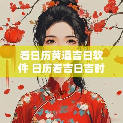 看日历黄道吉日软件 日历看吉日吉时的软件
