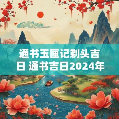 通书玉匣记剃头吉日 通书吉日2025年1月30日