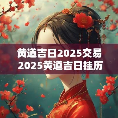 黄道吉日2025交易 2025黄道吉日挂历 黄道吉日2025交易 2025黄道吉日挂历