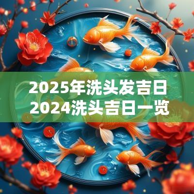 2025年洗头发吉日 2025洗头吉日一览表农历