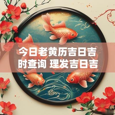 今日老黄历吉日吉时查询 理发吉日吉时查询老黄历