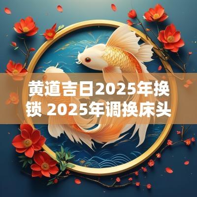 黄道吉日2025年换锁 2025年调换床头的吉日