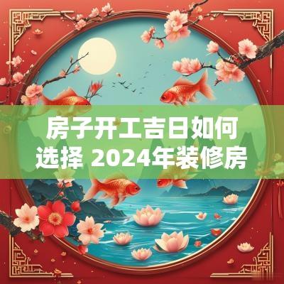 房子开工吉日如何选择 2025年装修房子开工吉日