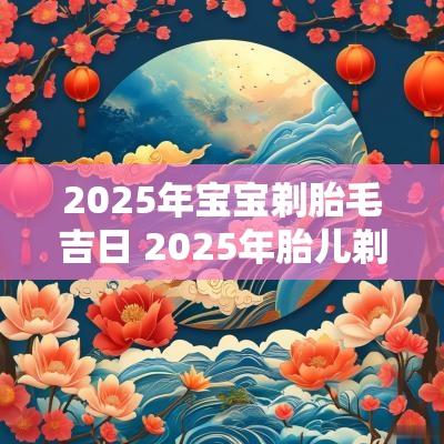 2025年宝宝剃胎毛吉日 2025年胎儿剃胎毛吉日