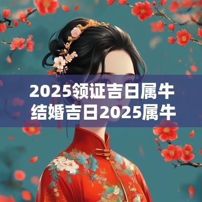 2025领证吉日属牛 结婚吉日2025属牛查询