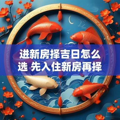 进新房择吉日怎么选 先入住新房再择吉日搞仪式