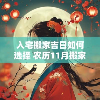 入宅搬家吉日如何选择 农历11月搬家入宅吉日