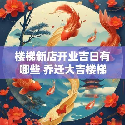 楼梯新店开业吉日有哪些 乔迁大吉楼梯