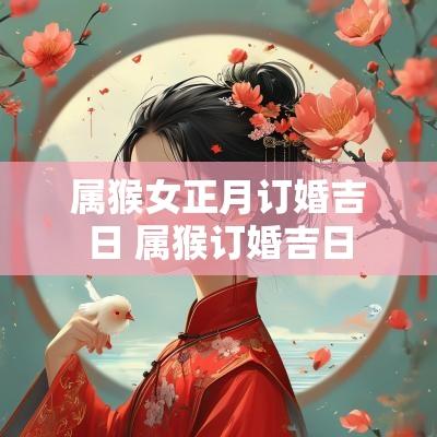 属猴女正月订婚吉日 属猴订婚吉日