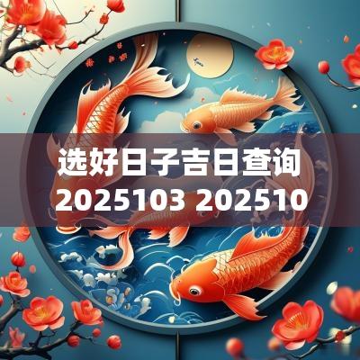 选好日子吉日查询2026103 2026103是吉日吗 选好日子吉日查询2026103 2026103是吉日吗
